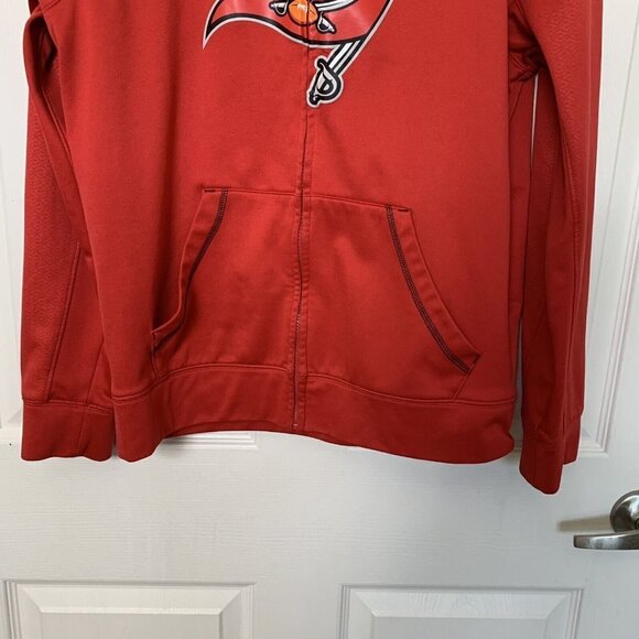 Tampa Bay Buccaneers Men's Medium Red NFL Team Apparel TX3 Warm Zip Jacket - Picture 4 of 11